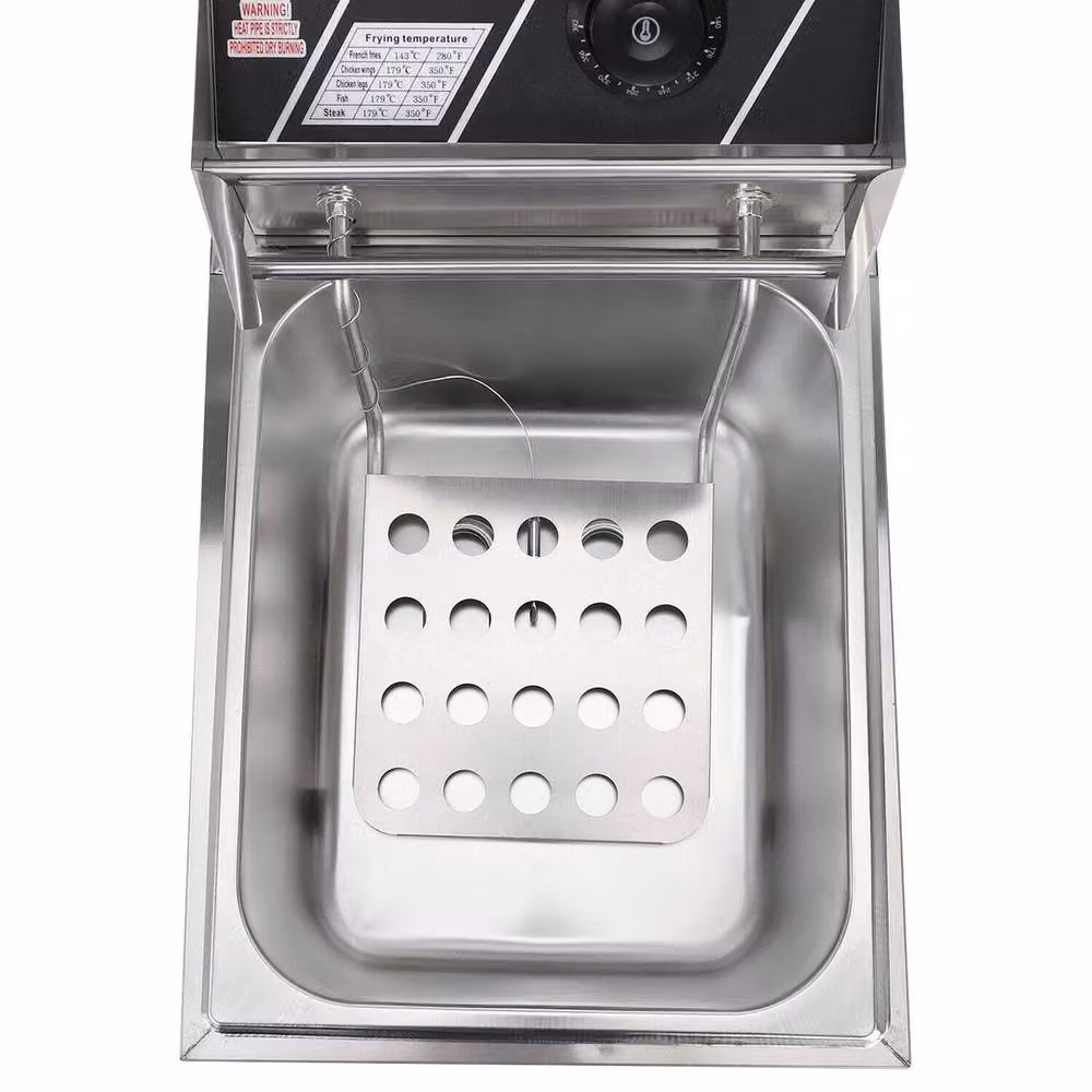 EONLION 10L Commercial Electric Deep Fryer in Silver – 3