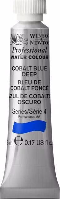 Winsor and Newton Professional Watercolour Paint, Cobalt Blue Deep, 5ml