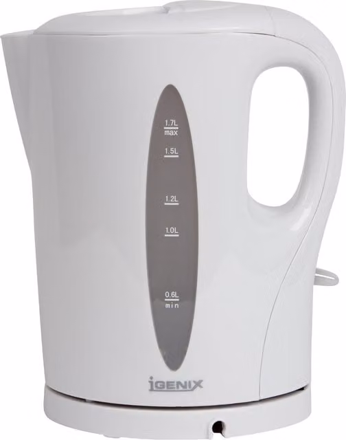 Igenix Cordless Jug Kettle, 2200W, 1.7 l, White