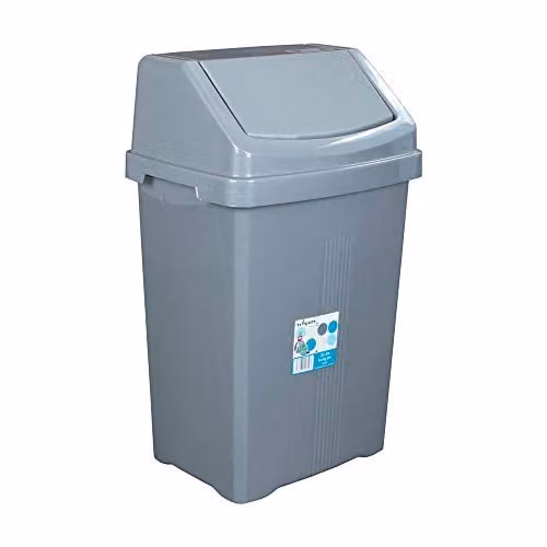Whatmore Casa 25L Swing Bin in Silver