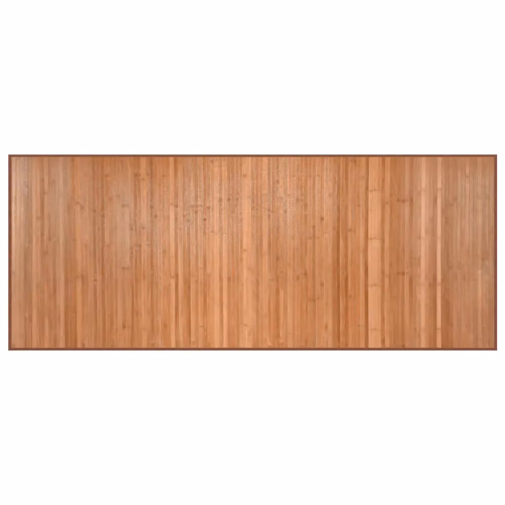 Berkfield Home Rectangular Bamboo Rug in Brown, W: 80 cm, L: 200 cm – 2