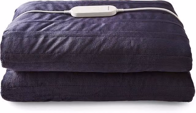 Morphy Richards EverCosy Small Blue Fleece Electric Heated Throw