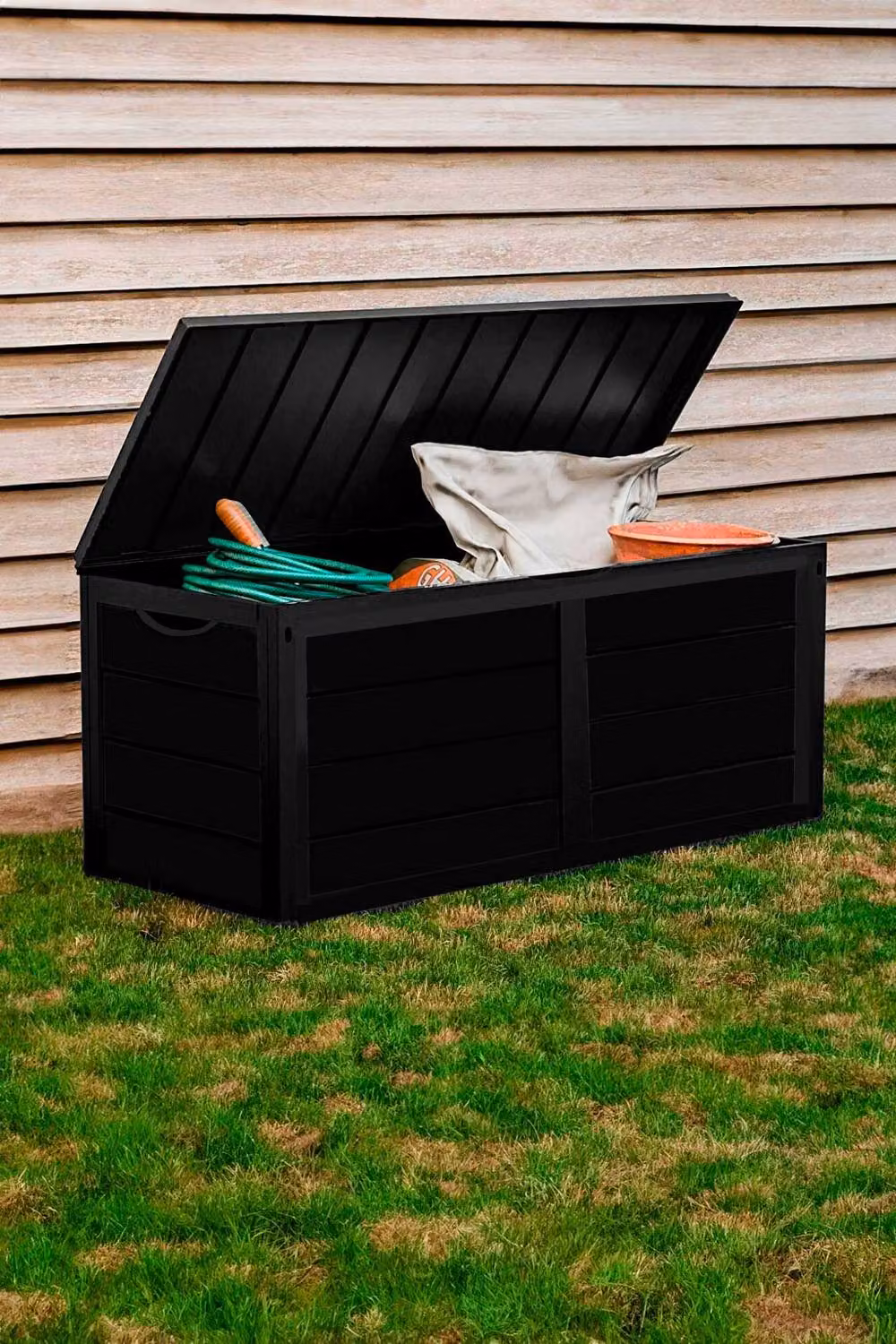 Neo Garden 320L Black Plastic Outdoor Storage Box – 2