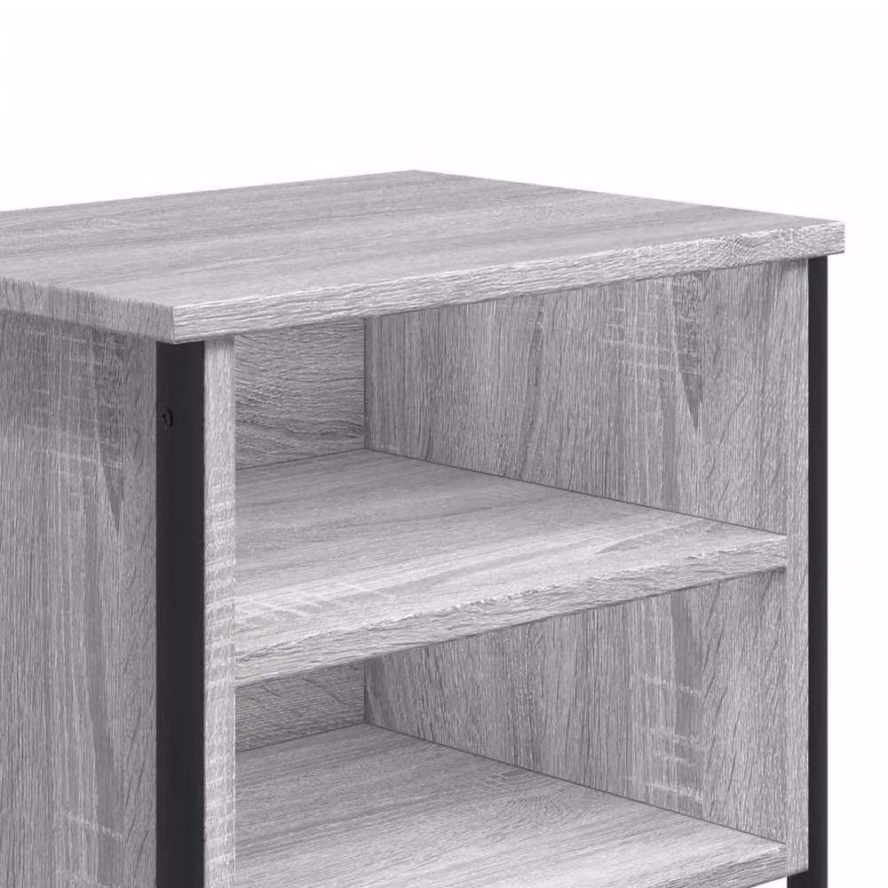 Berkfield Home Elegant Bedside Cabinet in Grey Sonoma, W/D/H: 40 x 30 x 40 cm – 6