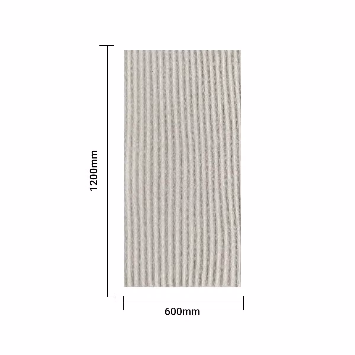 ENER-J Britwall Vertical Ripple Wall Panel, Pack of 2, Off-White, W: 120 cm, H: 60 cm, D: 0.3 cm – 3