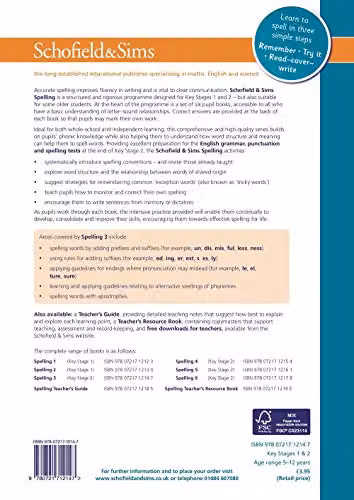 Schofield & Sims Spelling Study and Practice Year 3 Ages 7-8 – 2
