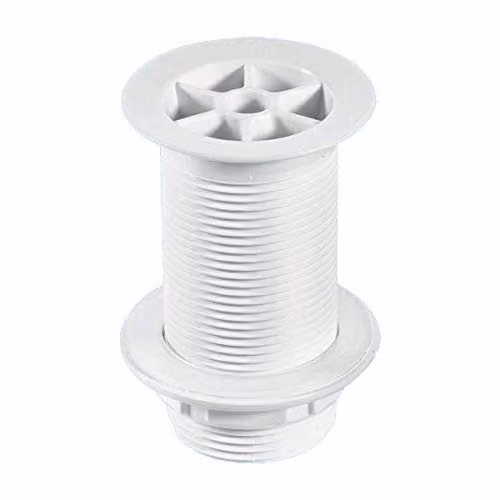 McAlpine 1" White Plastic Flush Flange Urinal Waste WU1A