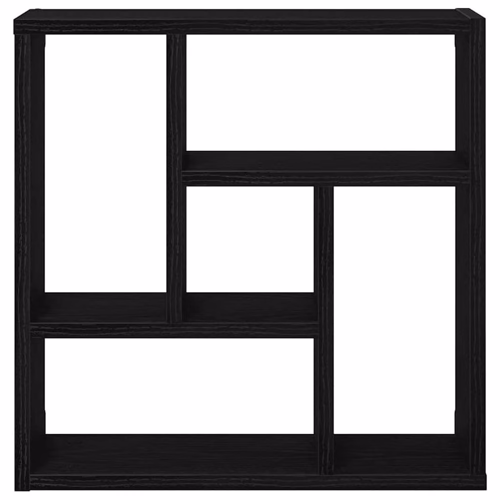 Berkfield Home Wall Mounted Shelf in Black Oak, W/D/H: 45 x 16 x 45 cm – 3