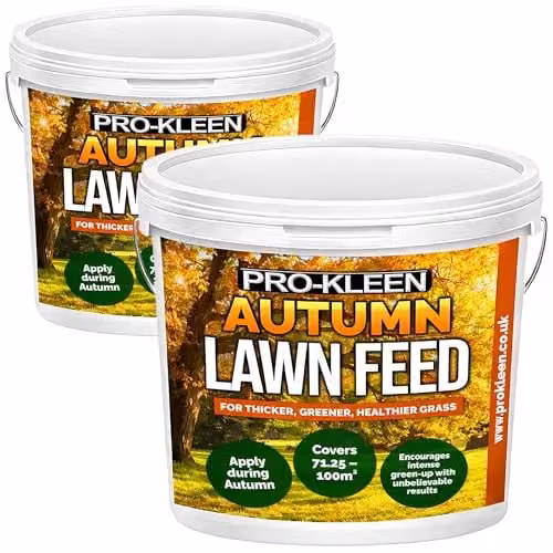 Pro-Kleen Autumn Lawn Feed Fertiliser, 5kg, NPK 10-5-10 + 2MgO Slow Release Formula