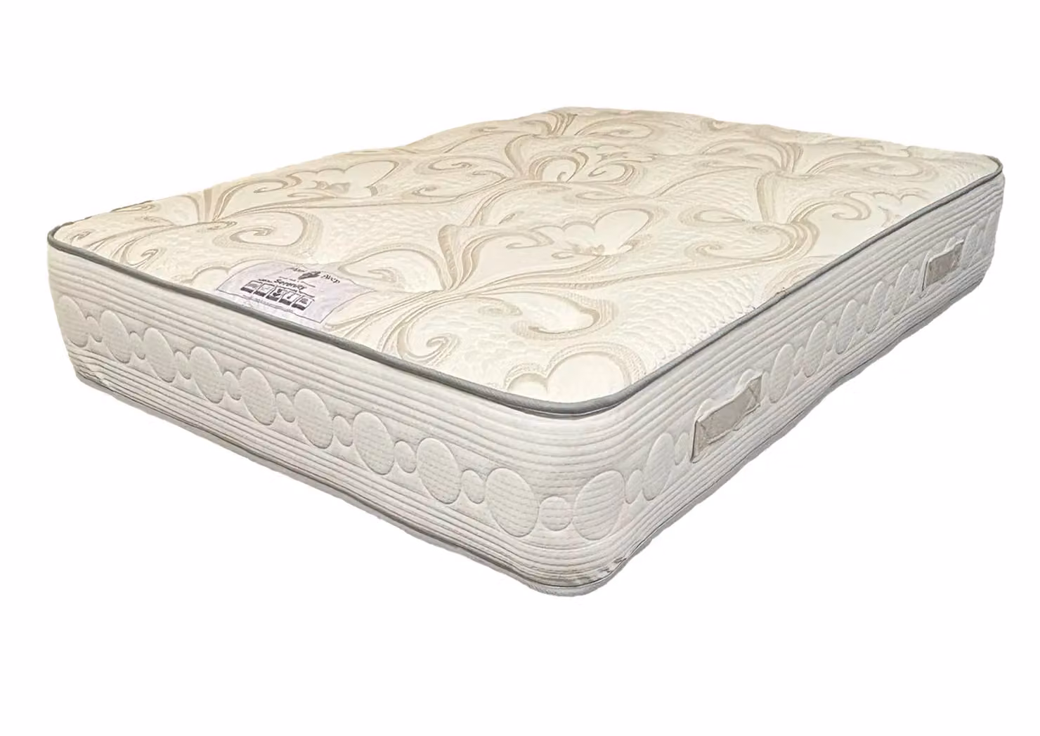 Knight Sleep Serenity Reflex Hybrid Support Pocket Sprung Mattress in White, W/D/H: 200 x 200 cm – 2
