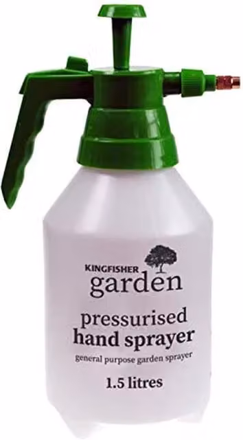Garden Mile Manual Pressure Sprayer, White and Green, 1.5 l