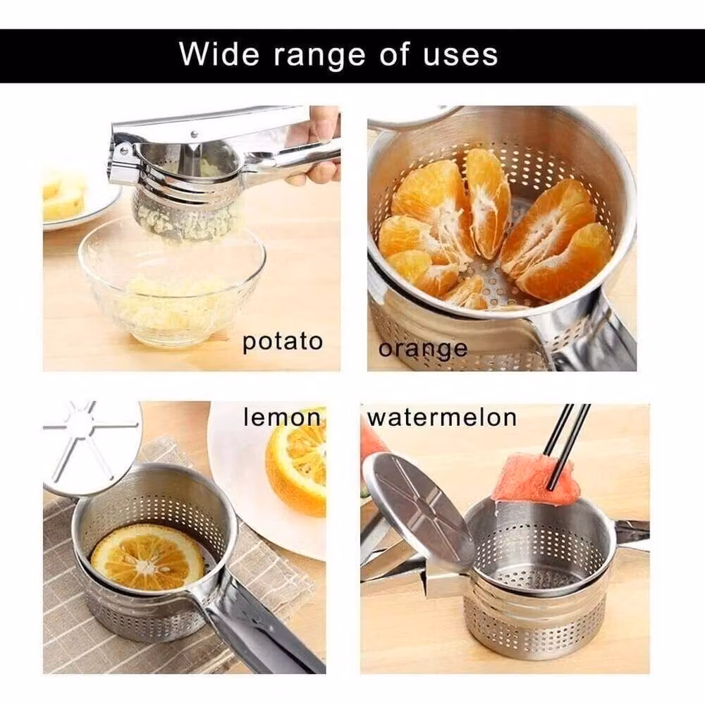 Havendro Stainless Steel Potato Ricer Press in Silver – 4