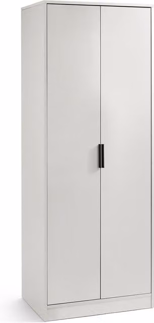 Julian Bowen Alba 2 Door Wardrobe in Grey and Oak Finish