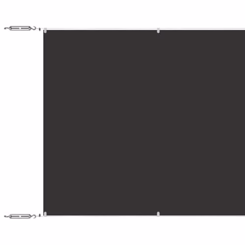 vidaXL Vertical Wall-Mounted Awning in Anthracite, W: 120 cm, H: 100 cm