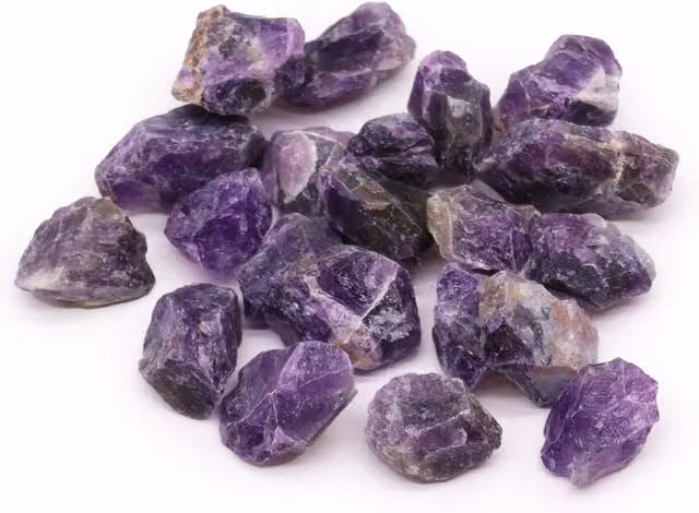 KDMD Purple Amethyst Raw Organic Crystals, 500g – 1