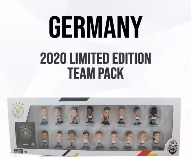 SoccerStarz 2020 Version Germany 17 Figure Mini Character Team Pack in White and Multicolour