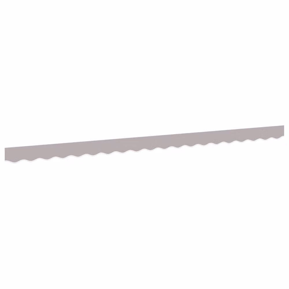 Berkfield Home Awning Valance in Light Grey for 4.5 m Frame, W: 4.3 m, H: 0.2 m – 2