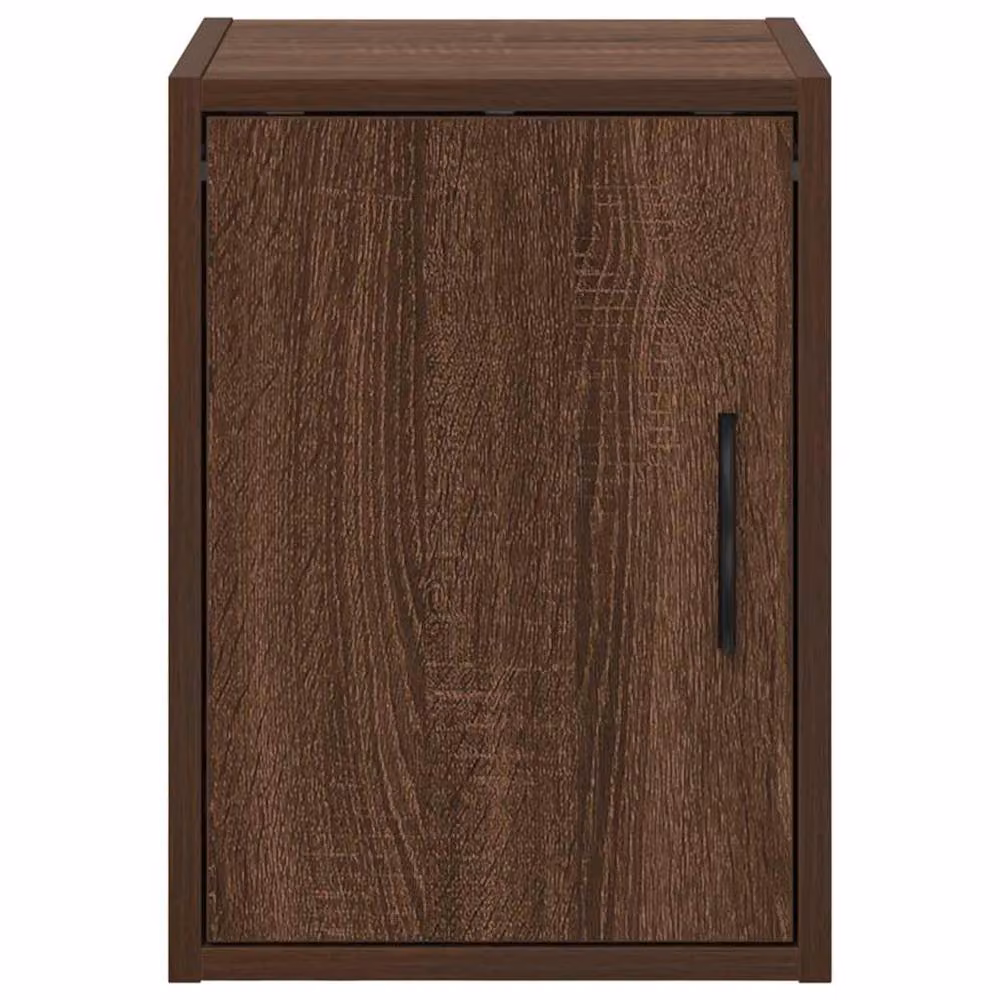 Berkfield Home Set of 2 Wall Mounted Garage Cabinets in Brown Oak Engineered Wood – 4