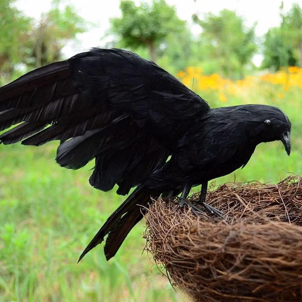 SPETLEK Realistic Artificial Woodland Black Crows – 5