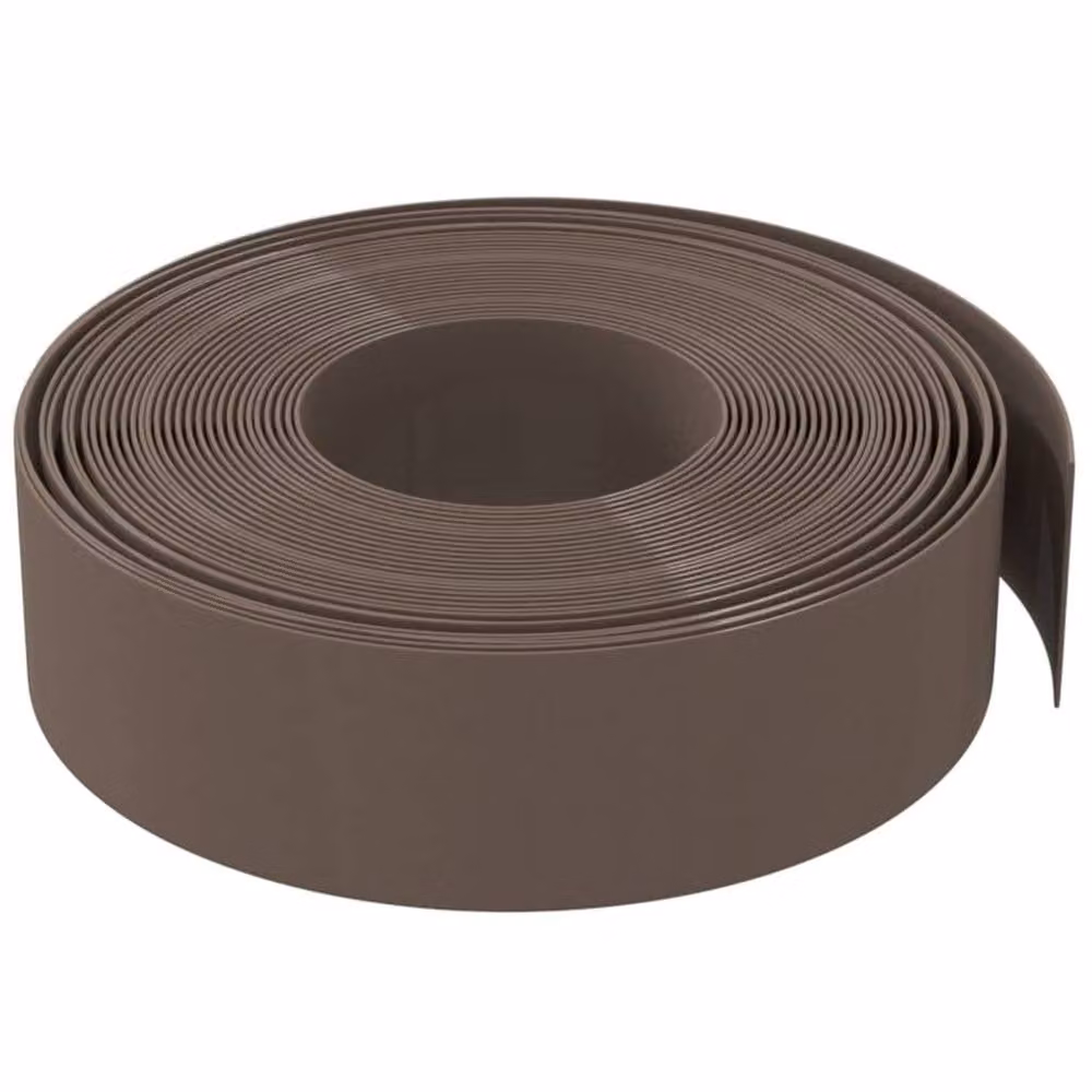 Berkfield Home Garden Edgings, 4 Pieces, Brown, 10 m, 15 cm, Polyethylene – 3