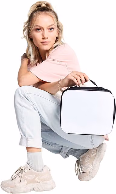 Bagbase Sublimation Lunch Cooler Bag in Black