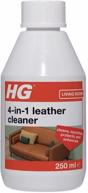 HGL HG 4-in-1 Leather Cleaner, 250ml, White
