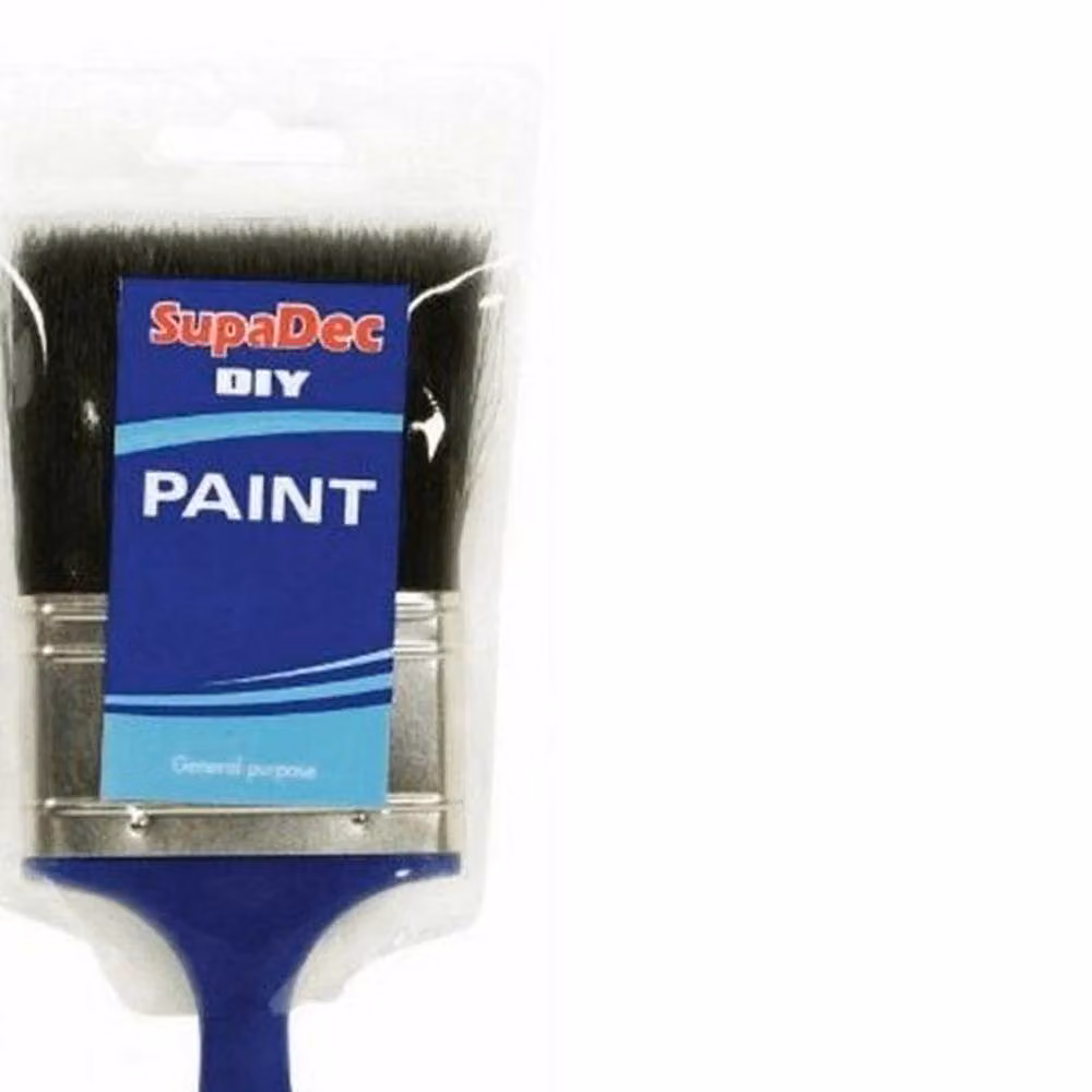 SupaDec DIY Flat Paint Brush, Blue, 12mm – 2