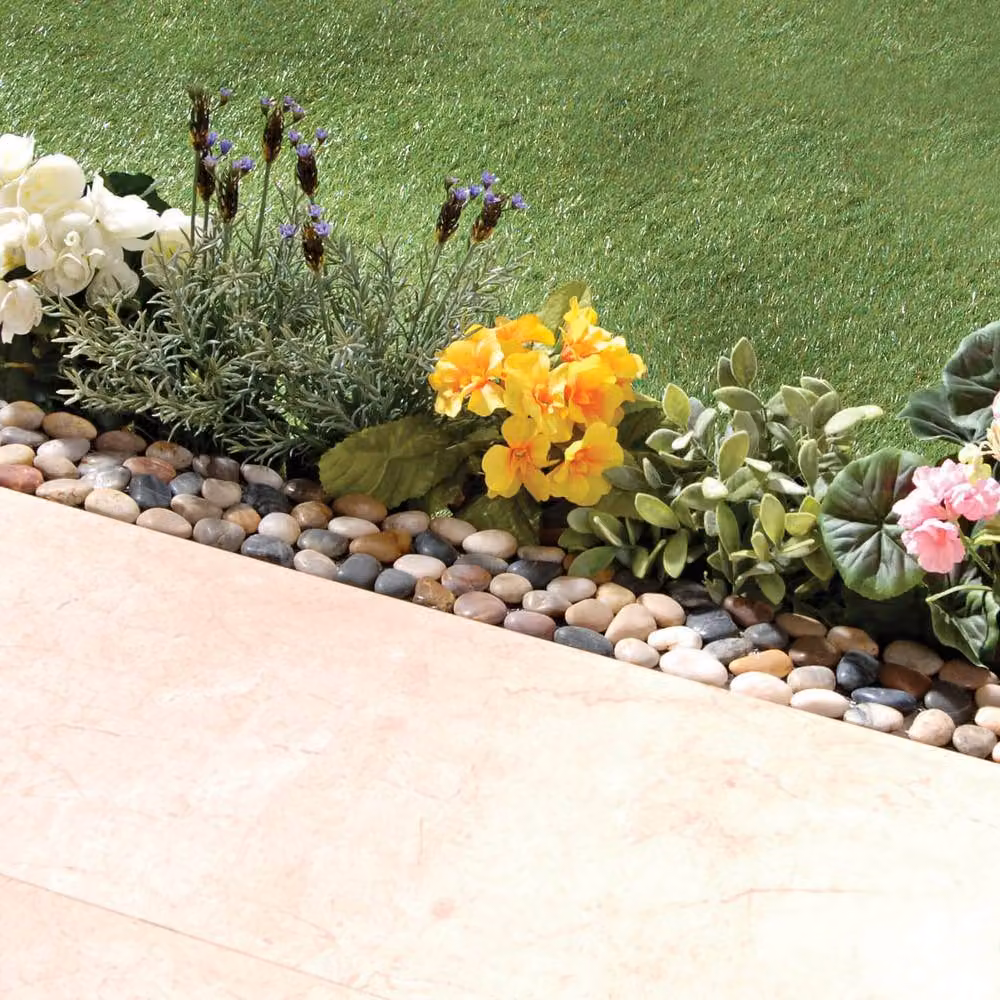 Gainsborough Stone Grey Decorative Garden Edging with Real Pebble Panels – 2