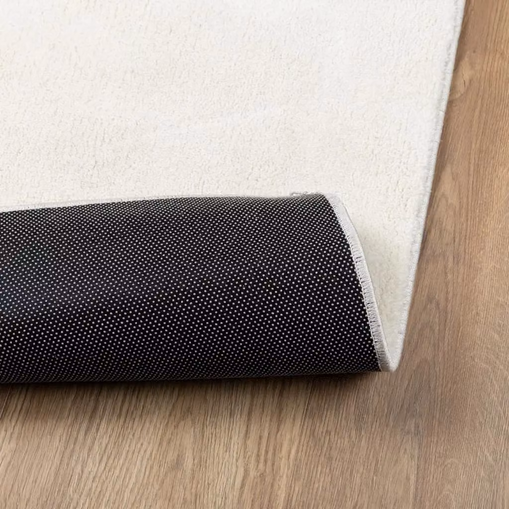 Berkfield Home OVIEDO Short Pile Rug in Beige and White, W: 200 cm, L: 280 cm – 3