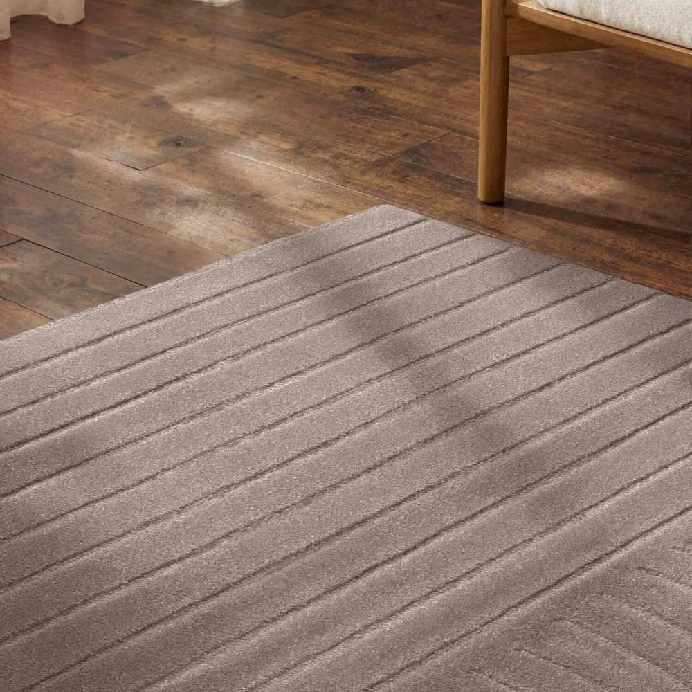 THE RUGS Vikosa Arcura Abstract Wool Rug in Grey, W/D: 200 x 300 cm – 2