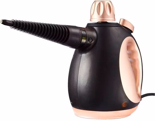 Tower Handheld Steam Cleaner with 9 Accessories, 1050W, 250ml Water Tank, Black and Gold – 6
