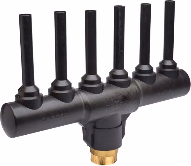 Plasson 6 Port Centre Feed Manifold 2 inch PM3524006