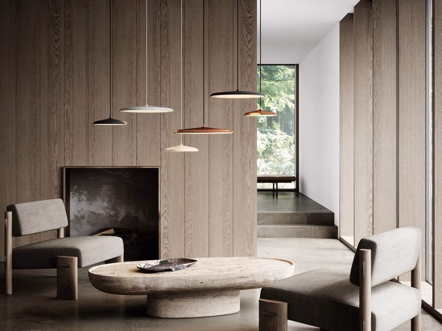 Nordlux Artist LED Pendant Light, Black Metal, Diameter: 25 cm – 2