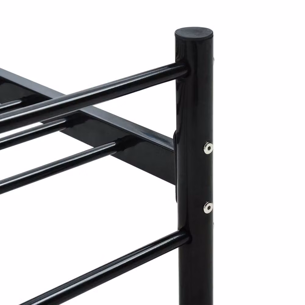 Berkfield Home Black Metal Bed Frame W/D/H: 90 x 200 cm – 2