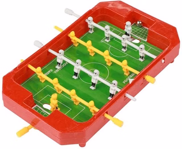UMKYTOYS Multicolour Kids Handheld Mini Travel Sports Football Soccer Game Set