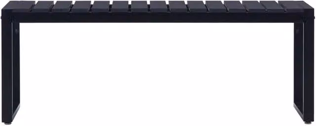 Berkfield Home Modern Garden Bench in Black – 1