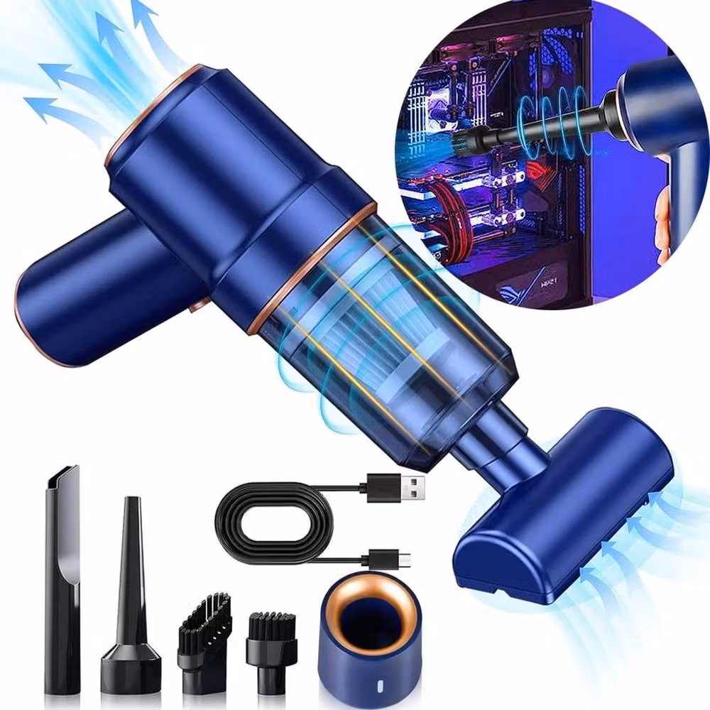 SPETLEK Cordless Electric Air Duster and Blower Vacuum Cleaner in Blue – 2