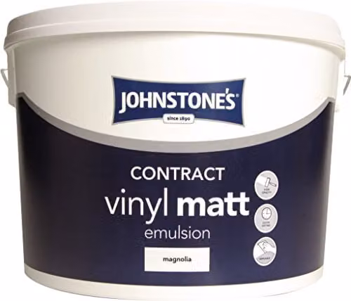 Johnstone's Contract Vinyl Matt Paint in Beige, 10 l