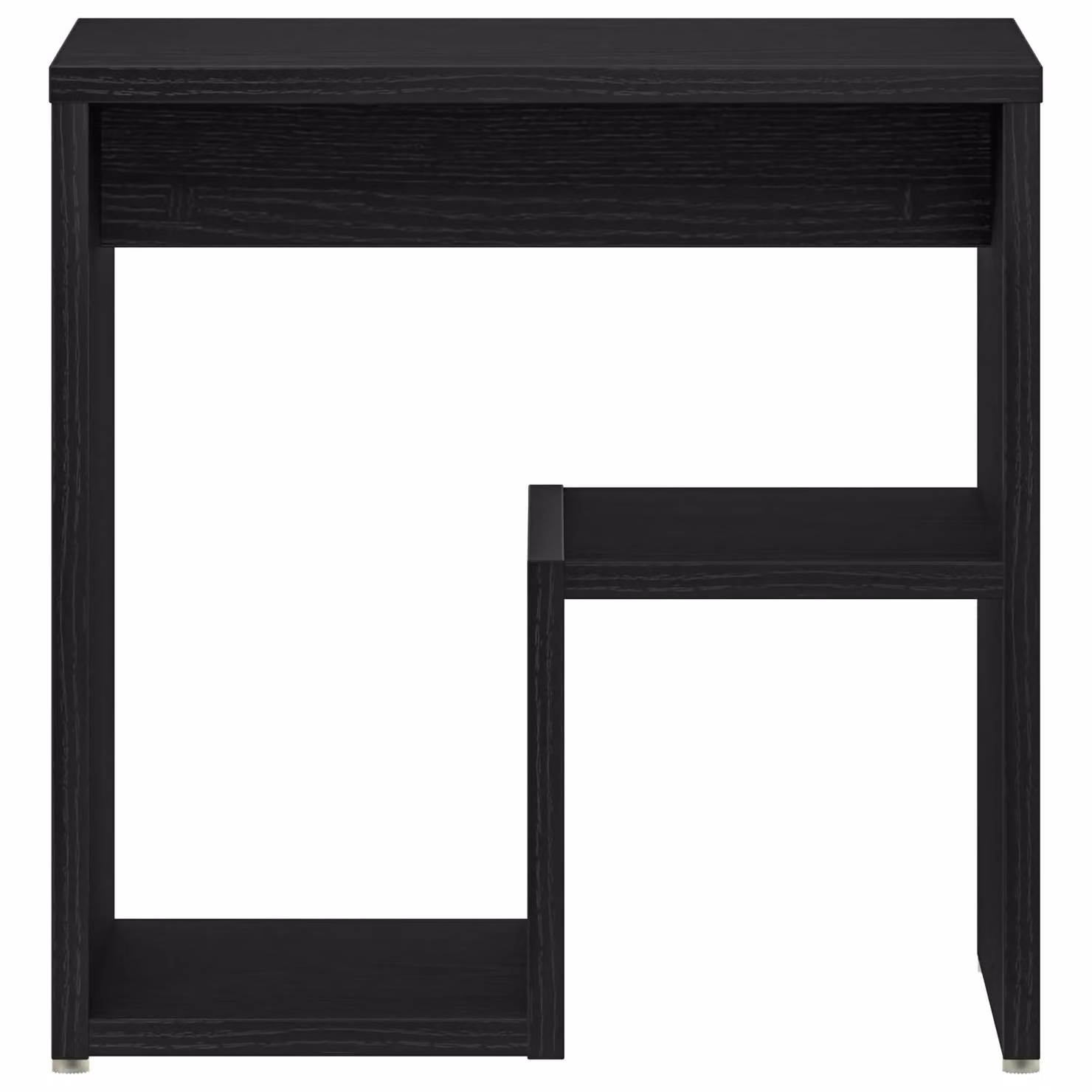 Berkfield Home Set of 2 Modern Black Oak Bedside Tables, W/D/H: 40 x 30 x 40 cm – 3
