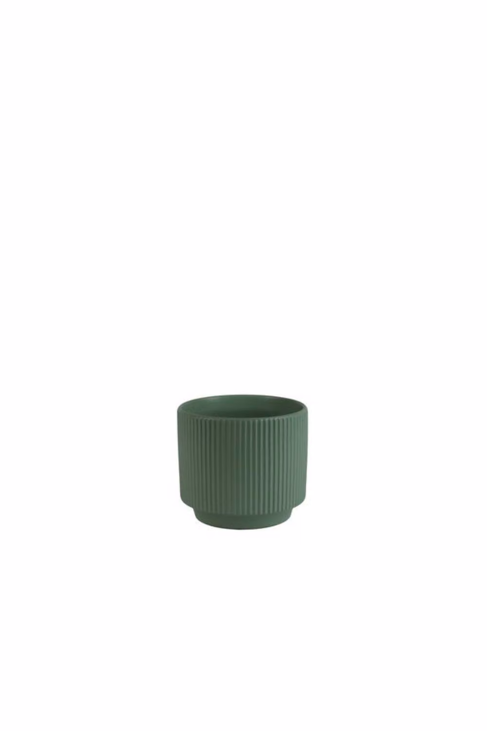 KDMD Matt Sage Hortus Tokyo Pot, 2 Pack, Green, W: 16 cm, D: 14 cm – 2