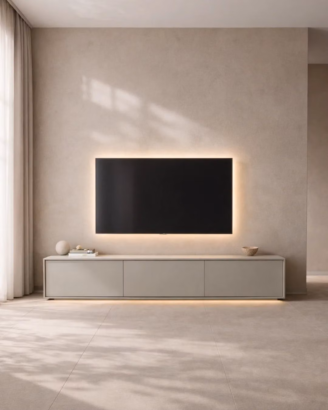 Tommy Franks Alida Modern TV Unit in Grey, W/D/H: 180 x 45 x 39 cm