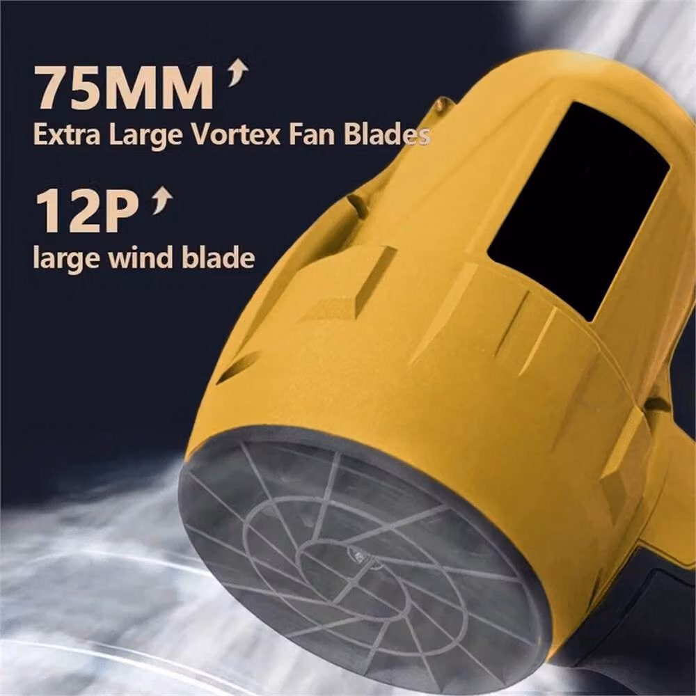 Nordara Cordless Turbo Jet Fan Air Blower in Yellow – 5