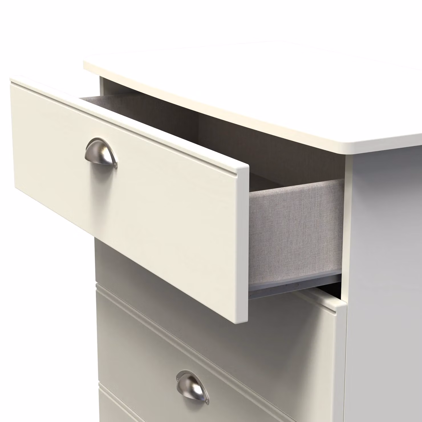Ready Assembled 2 U Albert 4 Drawer Chest in Beige – 2