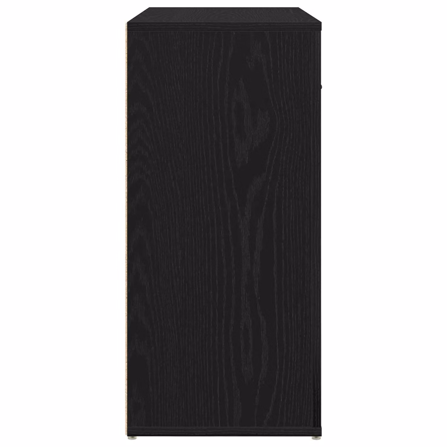 Berkfield Home Black Oak Sideboard, W/D/H: 80 x 33 x 70 cm – 3