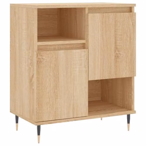 vidaXL Modern Sideboard in Brown Sonoma Oak, W/D/H: 60 x 35 x 70 cm
