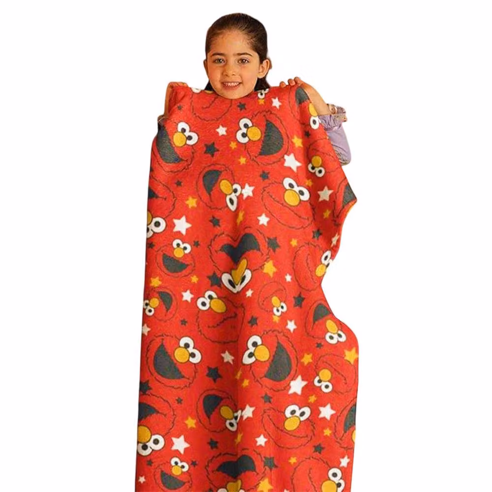 Sesame Street Red Elmo Fleece Baby Blanket – 4