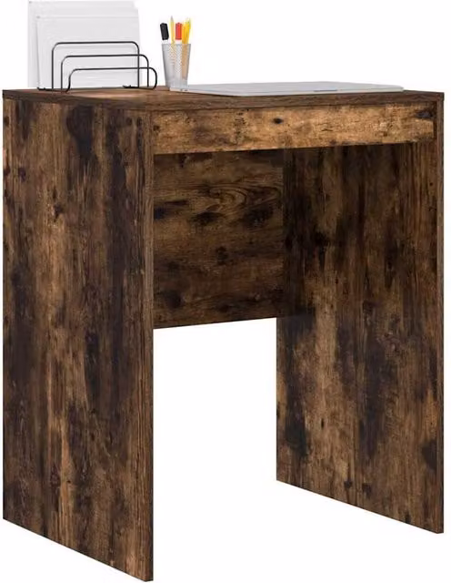 Berkfield Home Modern Writing Desk in Smoked Oak Brown, W/D/H: 60 x 50 x 76 cm – 1