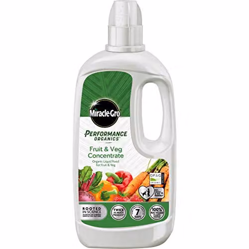 Miracle-Gro Performance Organics Fruit and Vegetable Liquid Plant Food, 1 l