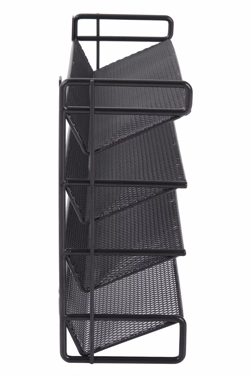 Garden Sanctuary 4-Tier Metal Spice Rack Organiser in Black – 4