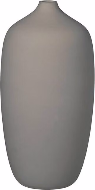 Blomus Ceola Ceramic Vase in Grey, Height: 25 cm